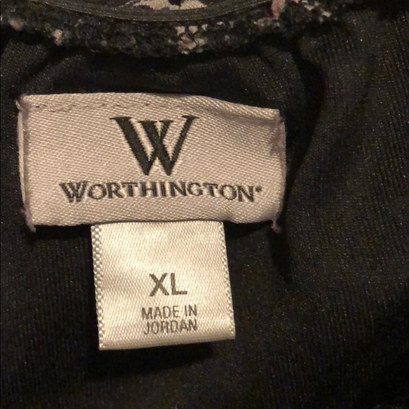 Black and grey short sleeve lined top - Picture 2 of 3